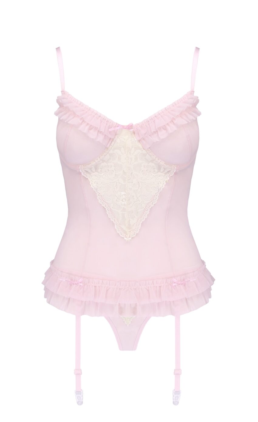 Lingerie Avanua Sisi Corset Pink (1)